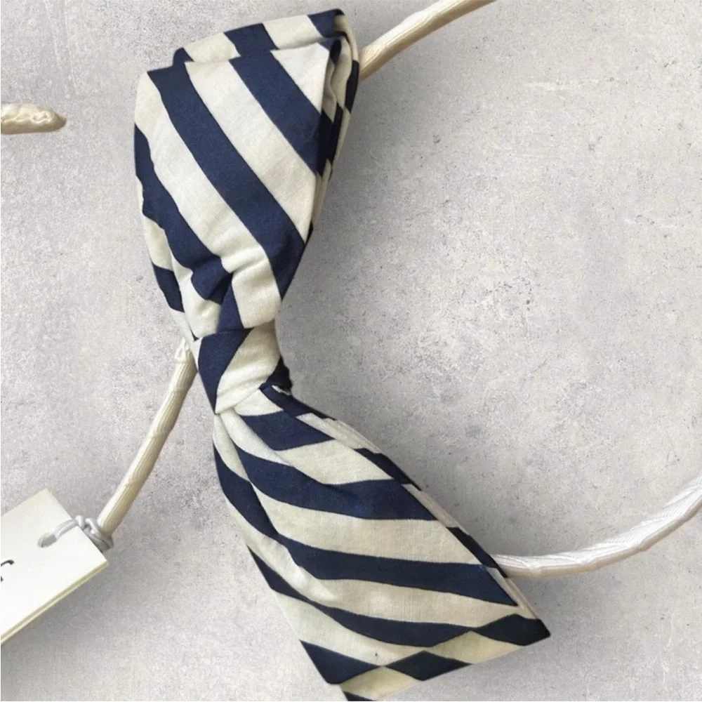 NWT Janie and Jack Striped Bow headband set